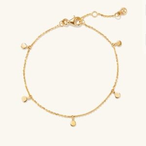 Excellent condition Mejuri 14K gold Dot chain bracelet